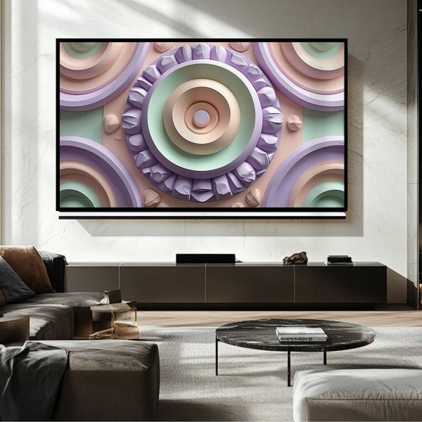 TV con marco de galletas: arte digital para televisores Samsung Frame