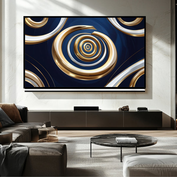 Téléviseur Gold Frame - Art numérique pour téléviseur Samsung Frame