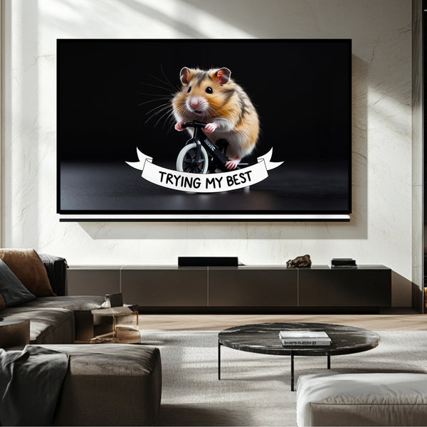 Hamster Frame TV – Art numérique pour Samsung Frame TV