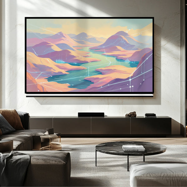 Cadre photo paysage pour téléviseur Samsung Frame