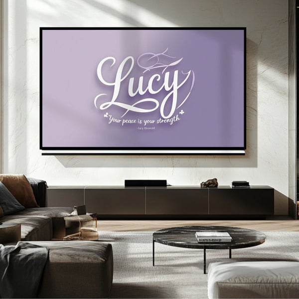 Lucy Frame TV – Art numérique pour Samsung Frame TV