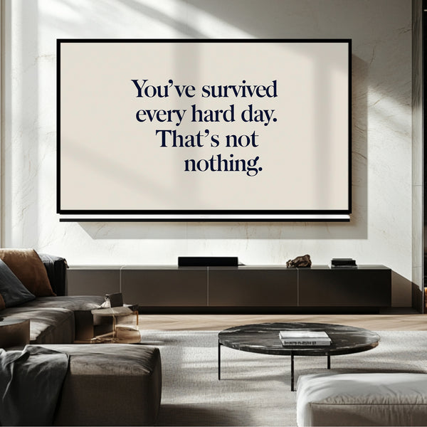 Psychologie de l'état d'esprit Frame TV - Art numérique pour Samsung Frame TV