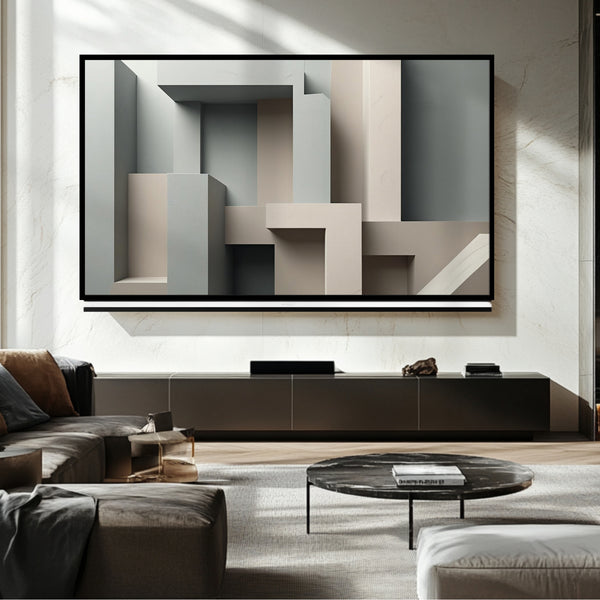 Téléviseur Art Frame moderne - Art numérique pour téléviseur Samsung Frame 