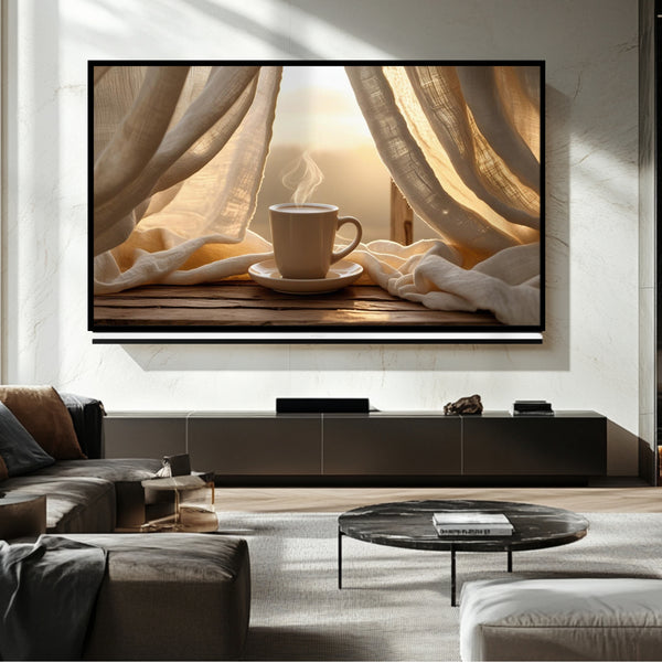 Morning Coffee Frame TV - Digital Art for Samsung Frame TV