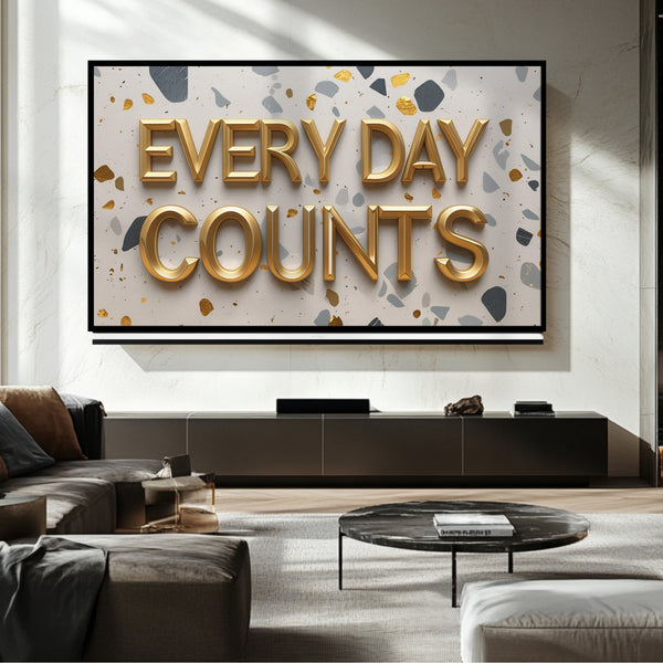 Marco de TV con arte motivacional: Arte digital para Samsung Frame TV