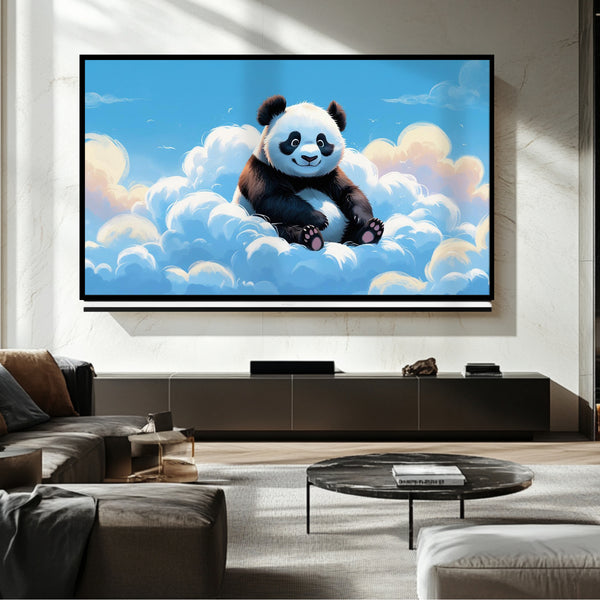 Téléviseur Panda Dreamer Frame - Art numérique pour téléviseur Samsung Frame