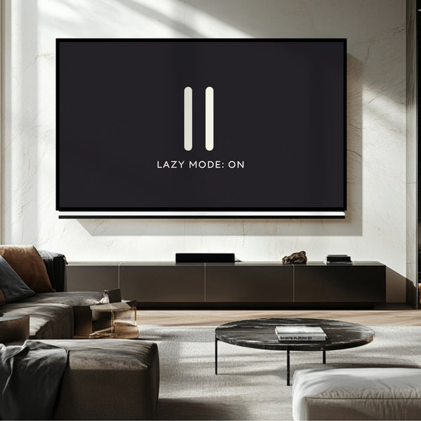 TV con marco "Stand By Me" - Arte digital para televisores Samsung con marco