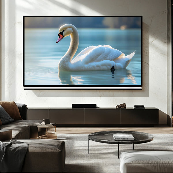 Swan Frame TV: Arte digital para Samsung Frame TV