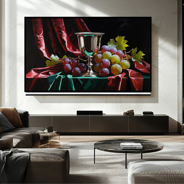 Wine Frame TV: Arte digital para Samsung Frame TV