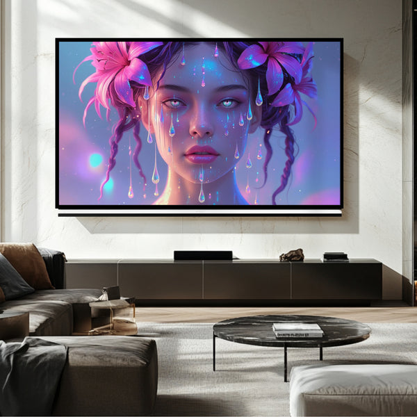 Marco artístico para TV Samsung 8K - Arte digital para TV Samsung