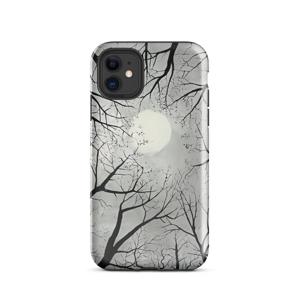 Moonlit Branches Case | iPhone 11 - 16 Pro Max Nature Night Shell | Iconskins