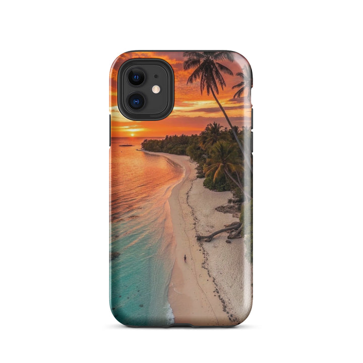 Vibrant Beach Sunset | iPhone 11 - 16 Pro Max Ocean Sunset Shell | Iconskins