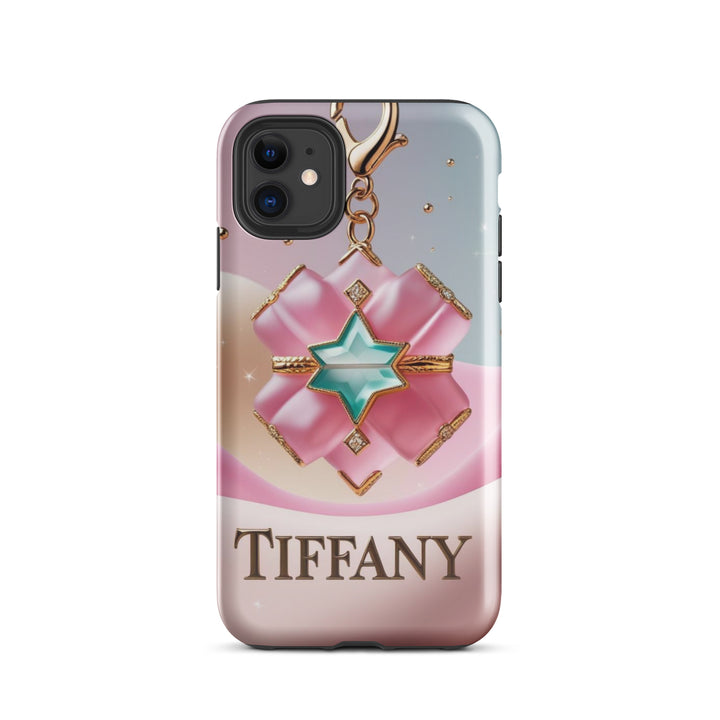 Tiffany Jewel Charm Case | iPhone 11 - 16 Pro Max Elegant Shell | Icon Skins 