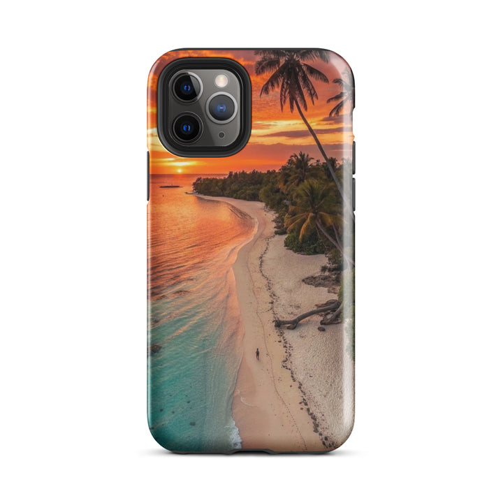 Vibrant Beach Sunset | iPhone 11 - 16 Pro Max Ocean Sunset Shell | Iconskins