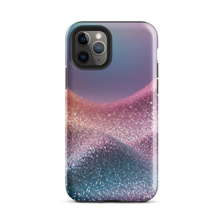 Pastel Glitter Waves Case | iPhone 11 - 16 Pro Max Soft Luxury Shell | Iconskins