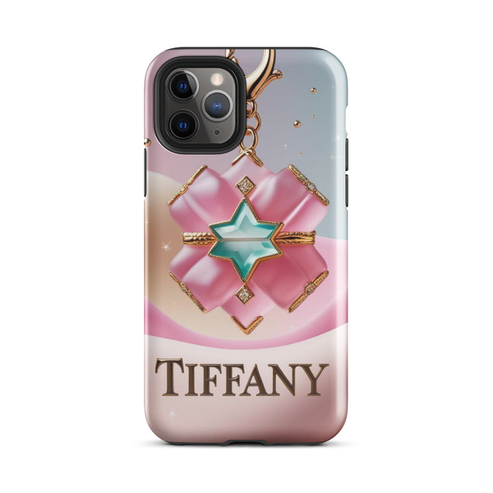 Tiffany Jewel Charm Case | iPhone 11 - 16 Pro Max Elegant Shell | Icon Skins 