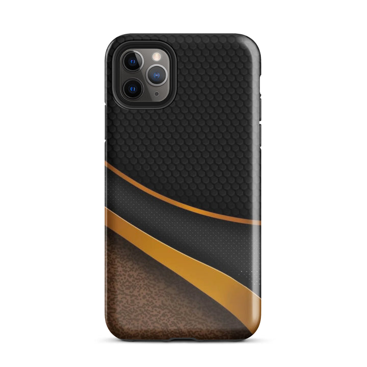 Textured Gold & Black Case | iPhone 16 Pro Max Shell | Icon Skins