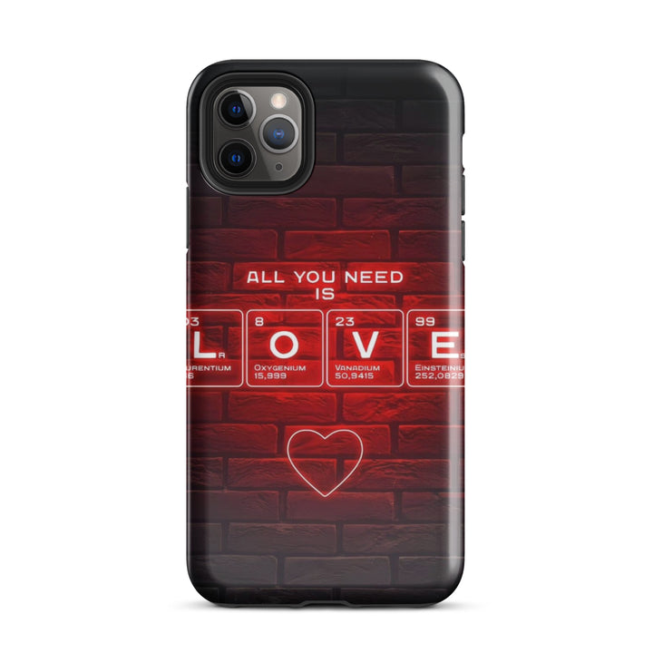 Neon Heart Brick Wall Case | iPhone 16 Pro Max Shell | Icon Skins