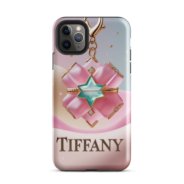 Tiffany Jewel Charm Case | iPhone 11 - 16 Pro Max Elegant Shell | Icon Skins 