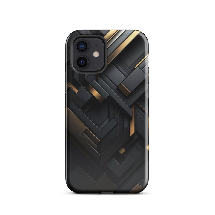 Abstract Gold and Black | iPhone 16 Pro Max Elegant Designer Shell | Iconskins