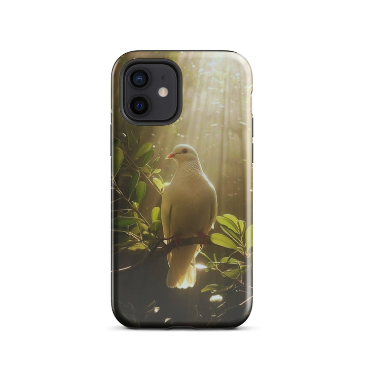 White Dove Sunlight Case | iPhone 11 - 16 Pro Max Peaceful Shell | Icon Skins