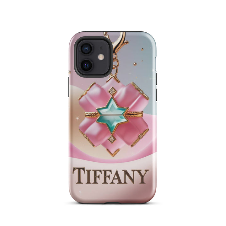 Tiffany Jewel Charm Case | iPhone 11 - 16 Pro Max Elegant Shell | Icon Skins 