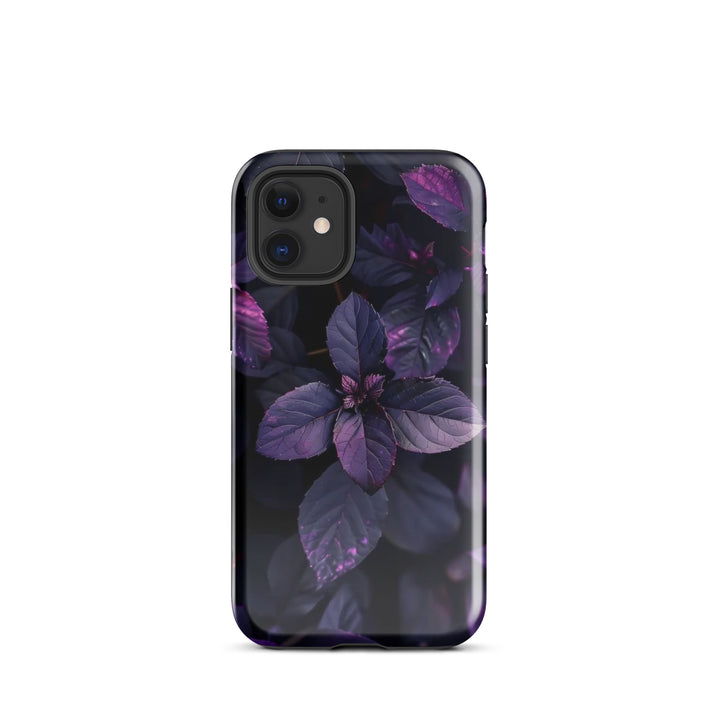 Purple Leaf Pattern | iPhone 11 - 16 Pro Max Nature-Inspired Shell | Iconskins