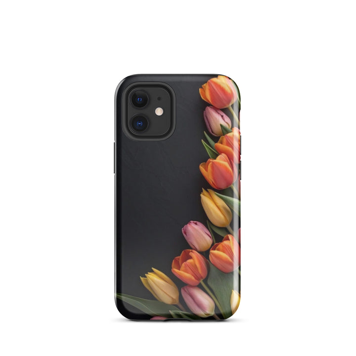 Side Tulips Arrangement | iPhone 11 -16 Pro Max Modern Floral Shell | Iconskins