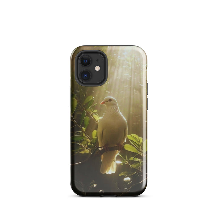White Dove Sunlight Case | iPhone 11 - 16 Pro Max Peaceful Shell | Icon Skins
