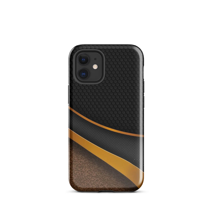 Textured Gold & Black Case | iPhone 16 Pro Max Shell | Icon Skins