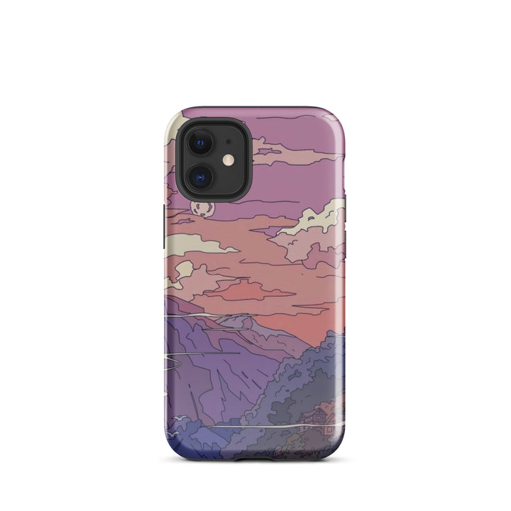 Cartoon Valley Sunset Case | iPhone 16 Pro Max Shell | Icon Skins