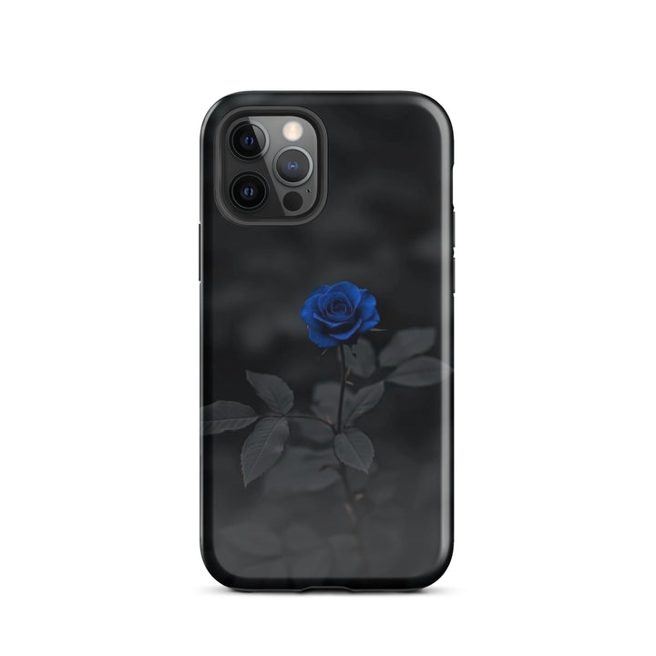 Blue Rose Dark Case | iPhone 11 - 16 Pro Max Gothic Floral Shell | Iconskins