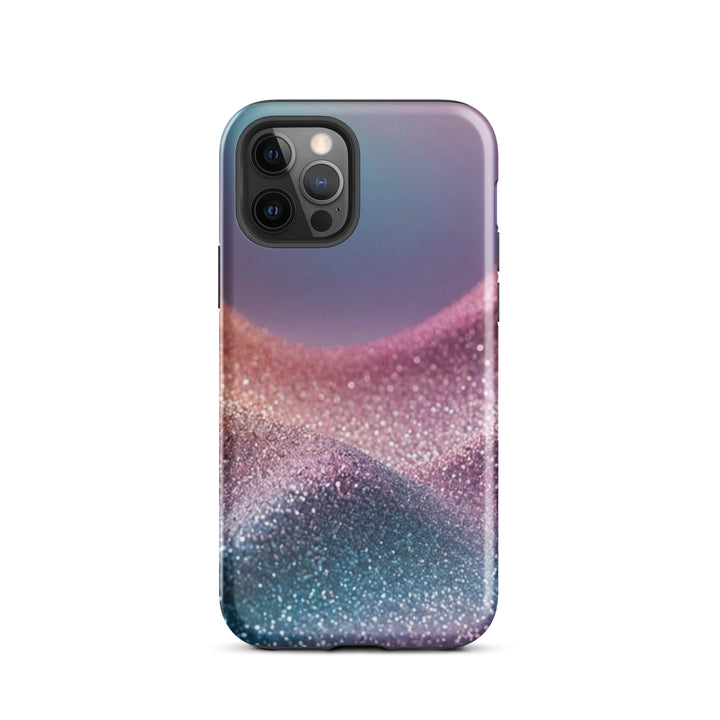 Pastel Glitter Waves Case | iPhone 11 - 16 Pro Max Soft Luxury Shell | Iconskins