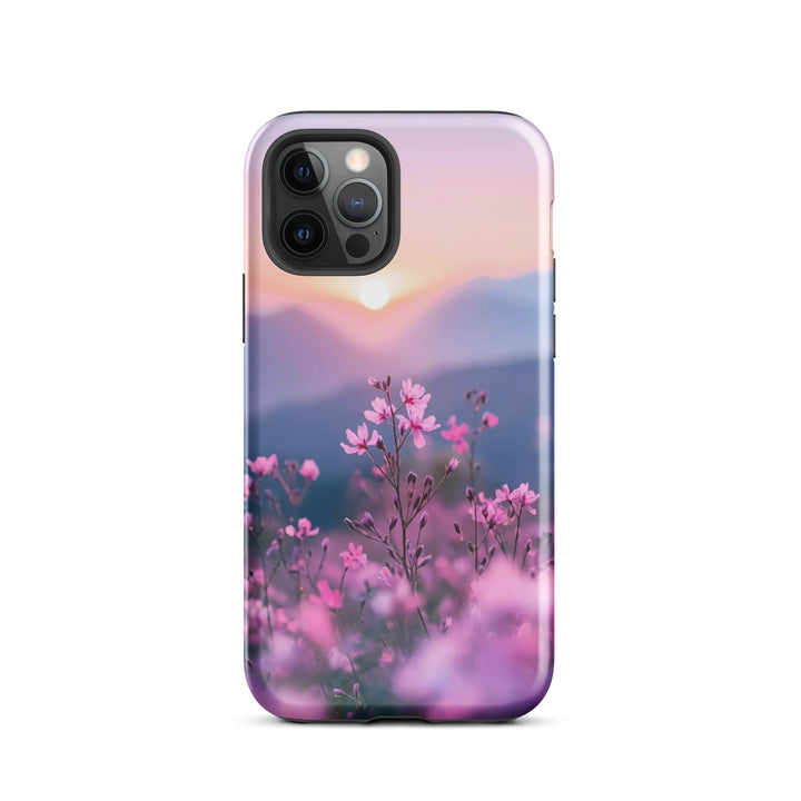 Wildflower Sunset Glow Case | iPhone 11 - 16 Pro Max Nature Shell | Icon Skins