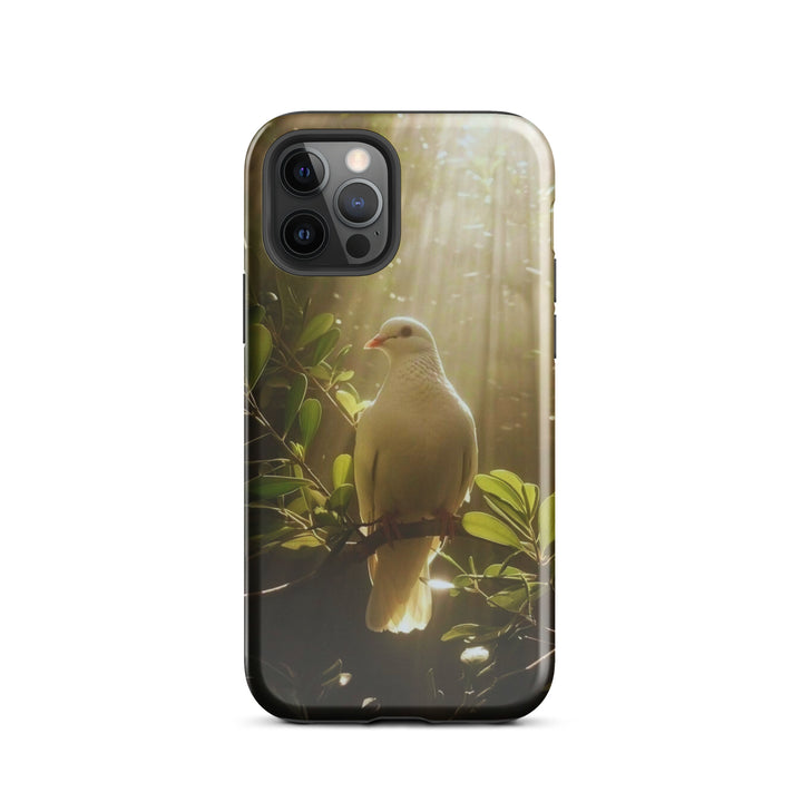 White Dove Sunlight Case | iPhone 11 - 16 Pro Max Peaceful Shell | Icon Skins