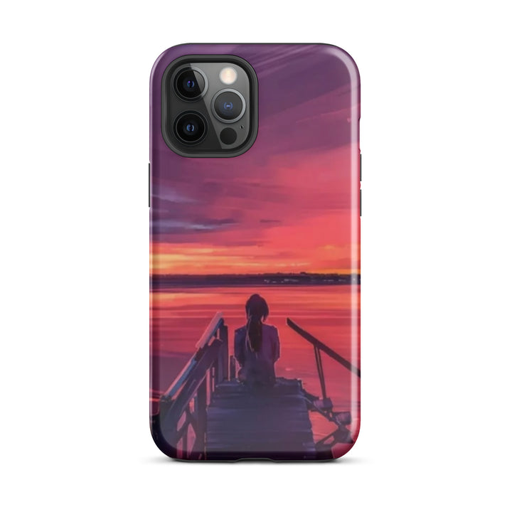 Sunset Lake View Case | iPhone 11 - 16 Pro Max Scenic Nature Shell | Iconskins