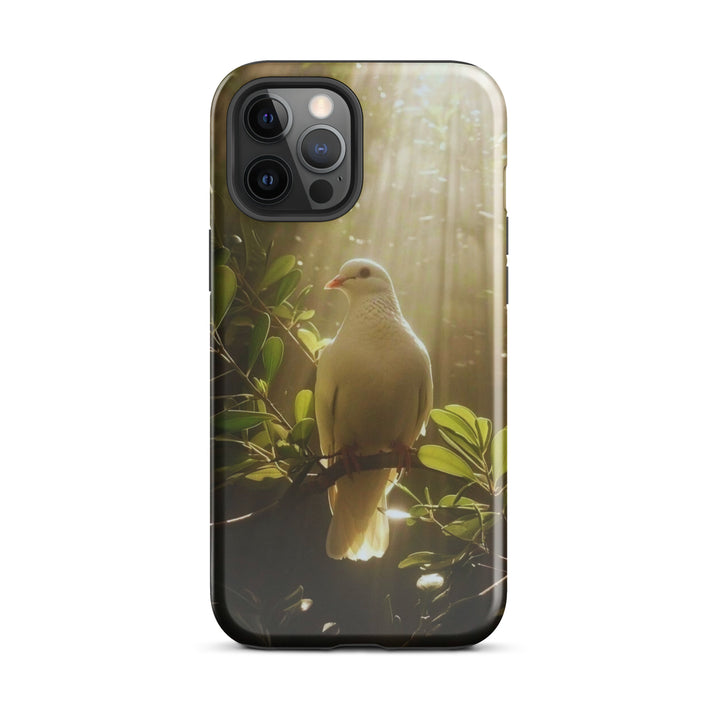 White Dove Sunlight Case | iPhone 11 - 16 Pro Max Peaceful Shell | Icon Skins
