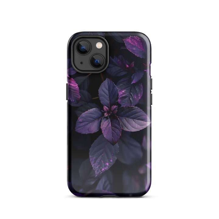 Purple Leaf Pattern | iPhone 11 - 16 Pro Max Nature-Inspired Shell | Iconskins