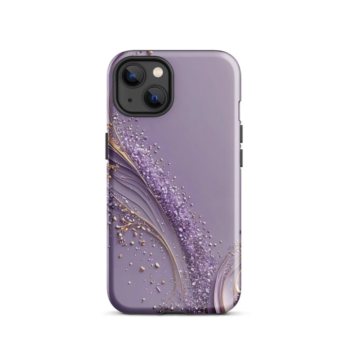 Elegant Violet Glitter Case | iPhone 16 Pro Max Luxury Sparkle Shell | Iconskins