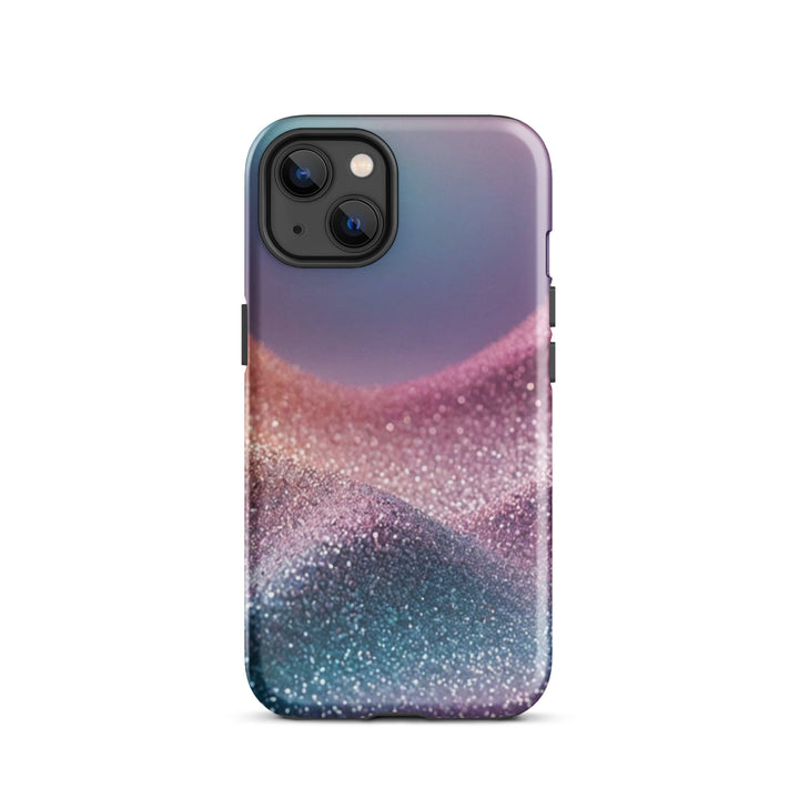 Pastel Glitter Waves Case | iPhone 11 - 16 Pro Max Soft Luxury Shell | Iconskins