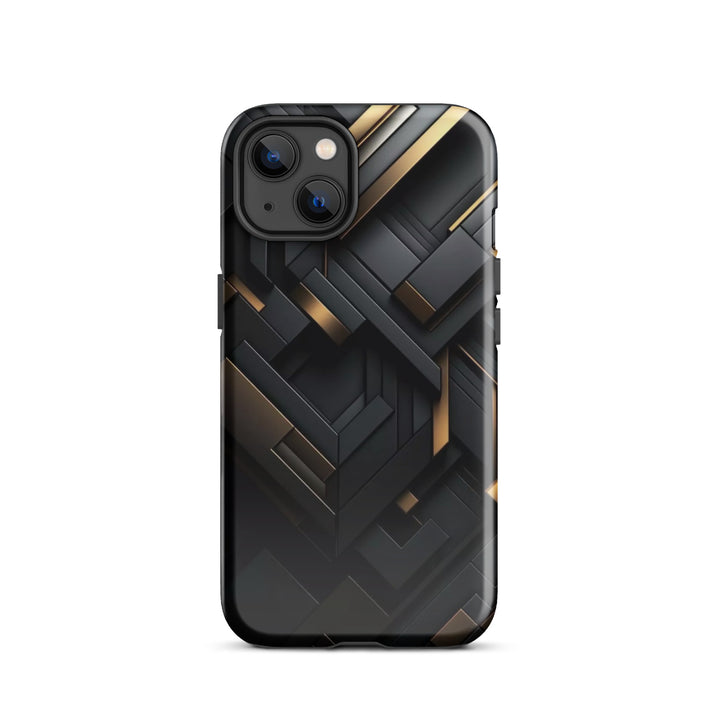Abstract Gold and Black | iPhone 16 Pro Max Elegant Designer Shell | Iconskins
