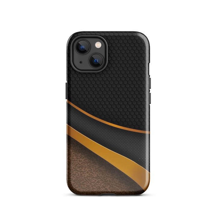 Textured Gold & Black Case | iPhone 16 Pro Max Shell | Icon Skins