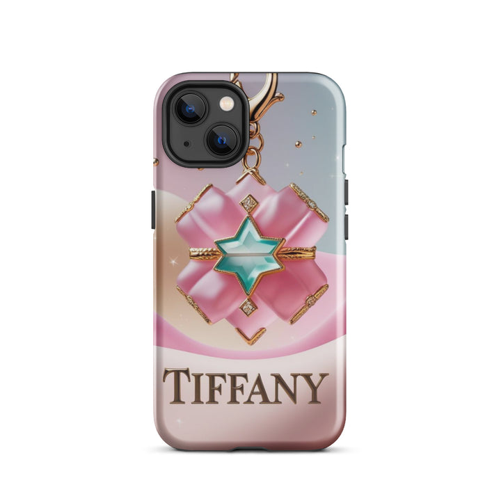 Tiffany Jewel Charm Case | iPhone 11 - 16 Pro Max Elegant Shell | Icon Skins 