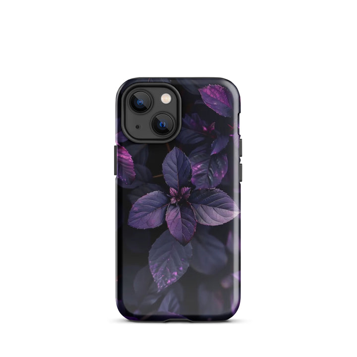 Purple Leaf Pattern | iPhone 11 - 16 Pro Max Nature-Inspired Shell | Iconskins