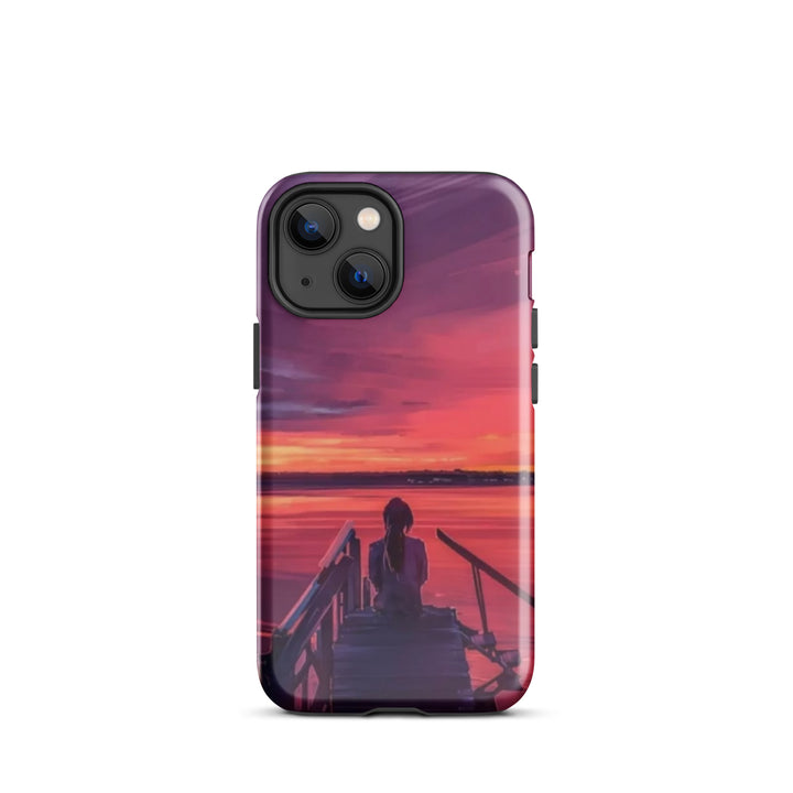 Sunset Lake View Case | iPhone 11 - 16 Pro Max Scenic Nature Shell | Iconskins