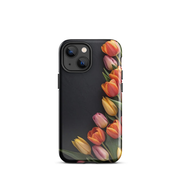Side Tulips Arrangement | iPhone 11 -16 Pro Max Modern Floral Shell | Iconskins