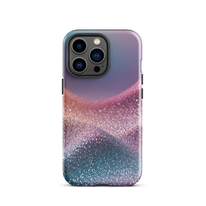 Pastel Glitter Waves Case | iPhone 11 - 16 Pro Max Soft Luxury Shell | Iconskins