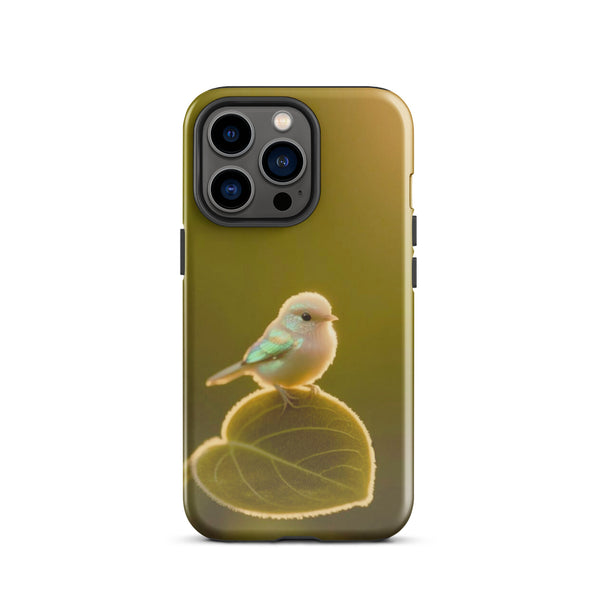 Bird Leaf Case | iPhone 11 - 16 Pro Max Nature-Inspired Shell | Iconskins