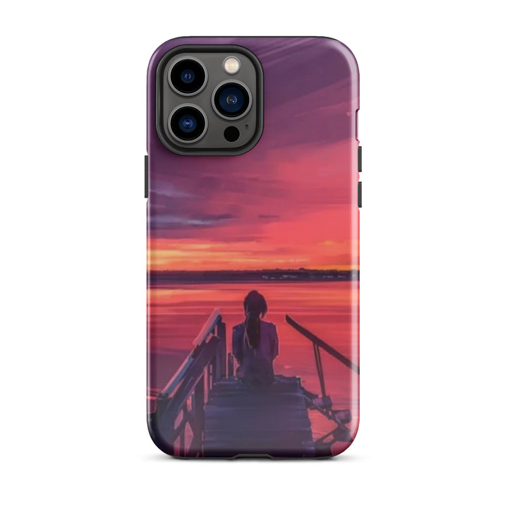 Sunset Lake View Case | iPhone 11 - 16 Pro Max Scenic Nature Shell | Iconskins