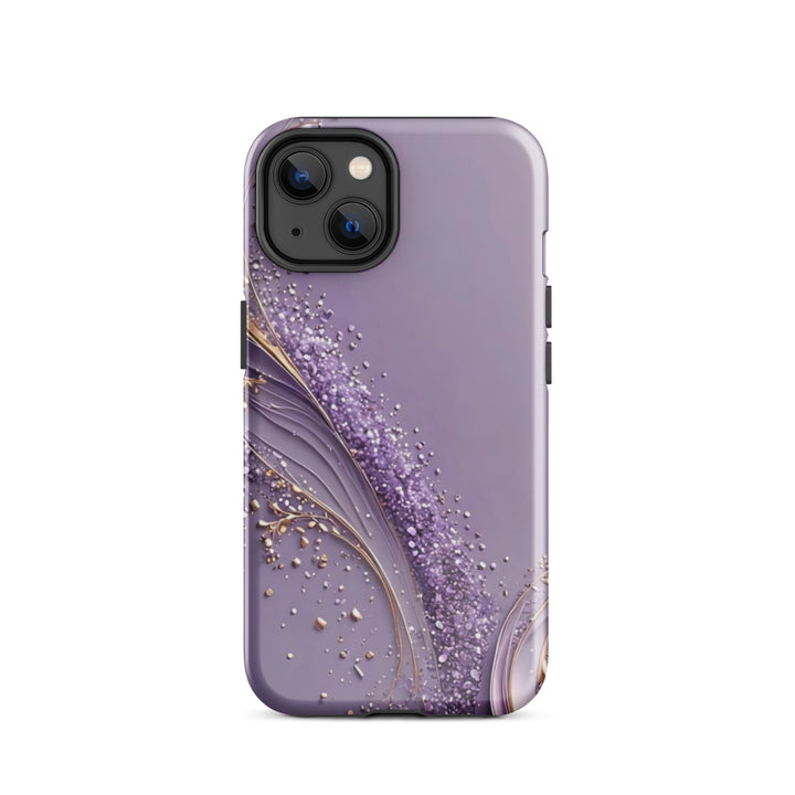 Elegant Violet Glitter Case | iPhone 16 Pro Max Luxury Sparkle Shell | Iconskins